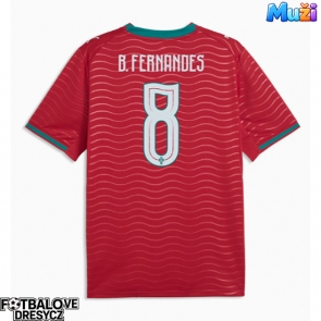 Portugalsko Bruno Fernandes #8 Domácí Dres MS 2026 Krátký Rukáv